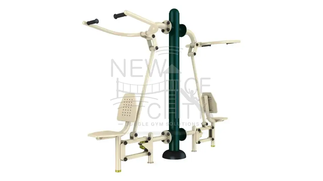 Outdoor Lat Pull-Down - Dual Station installed in Botswana