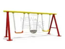 Triple-Seat Playground Swing installed in Botswana