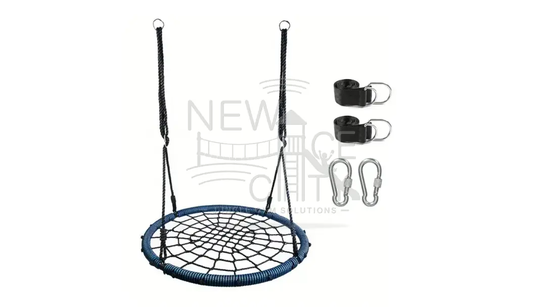 Rope Net Saucer Swing - 100 cm installed in Botswana